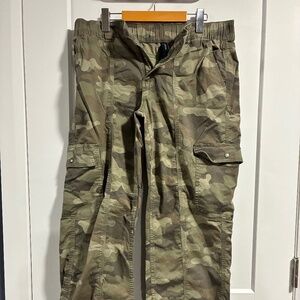 Warehouse One wide legged cargo pants